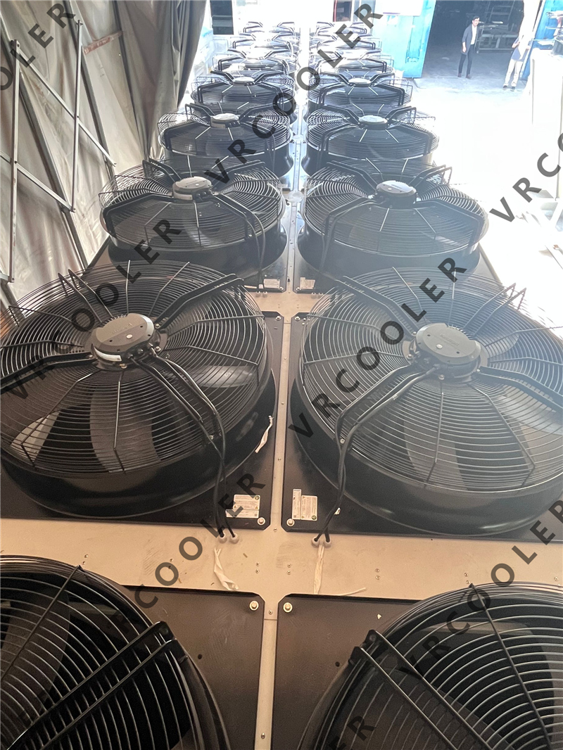 How to increase the cooling capacity of dry cooler in a hot environment?
