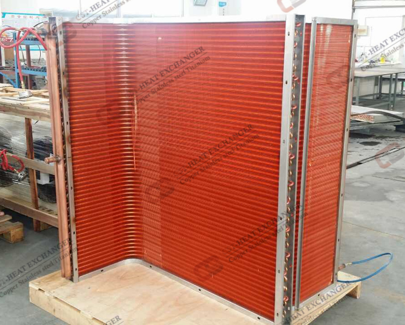 HVAC Coil in the Process of Direct Expansions Water Chiller