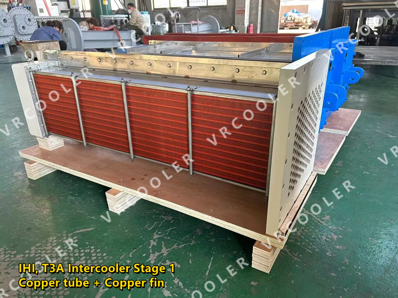 Inter Cooler FOR IHI T3A Stage 1 with Copper tube Copper fin 